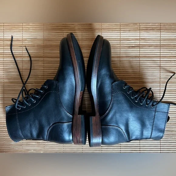 Hand-Crafted Sutro Footwear Mendelle Lace-Up Combat Boots - Picture 3 of 8